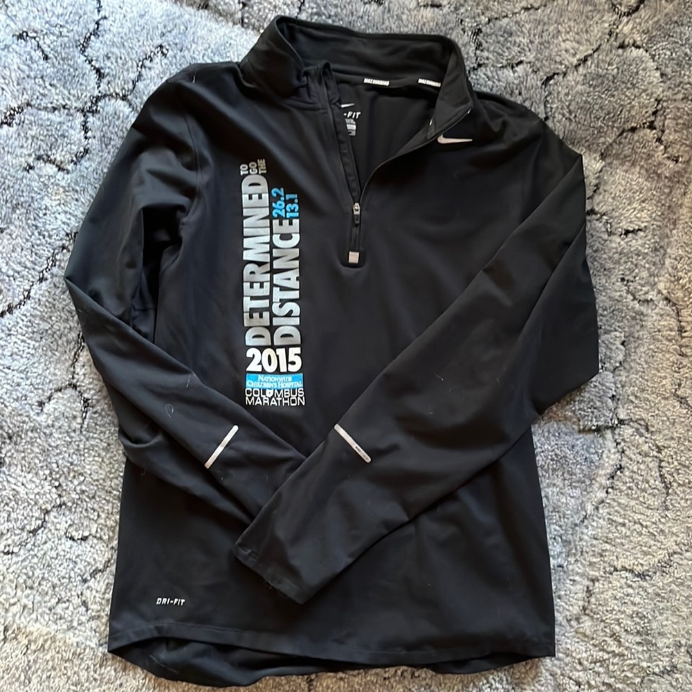 Nike running dri fit half zip jacket